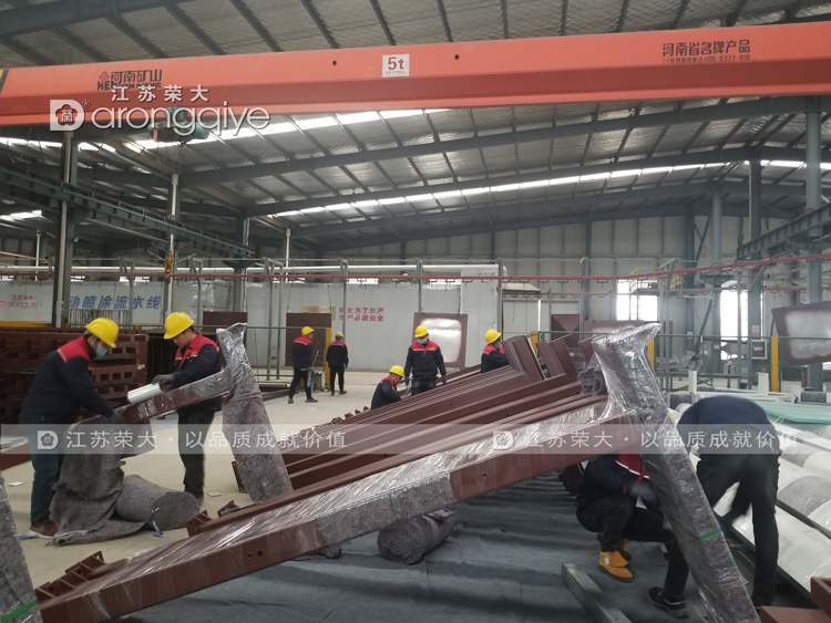 陜西仿古候車亭發貨圖三