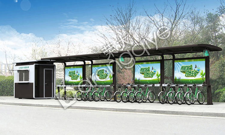 公共自行車棚選用不銹鋼有哪些好處