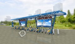 公共自行車棚頂棚有哪些材質(zhì)可供選擇?