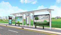 公交候車亭的使用材料