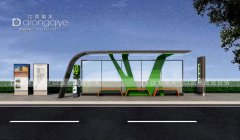 現代化城市搭載智能公交系統