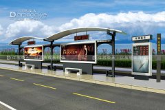 新式公交候車亭扮靚大街小巷