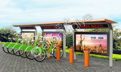 老舊小區用上智能公共自行車棚